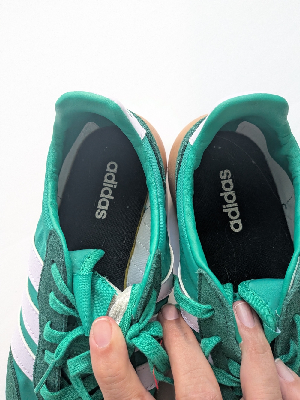 Adidas Barreda Decode Women’s 8.5 Green Suede Gum Sole - Picture 4 of 10